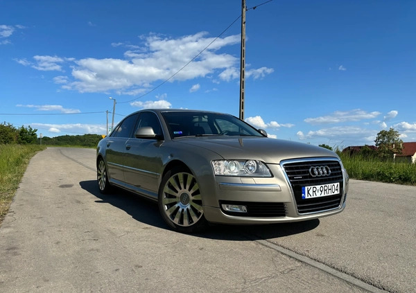 Audi A8 cena 65000 przebieg: 149700, rok produkcji 2008 z Kraków małe 137